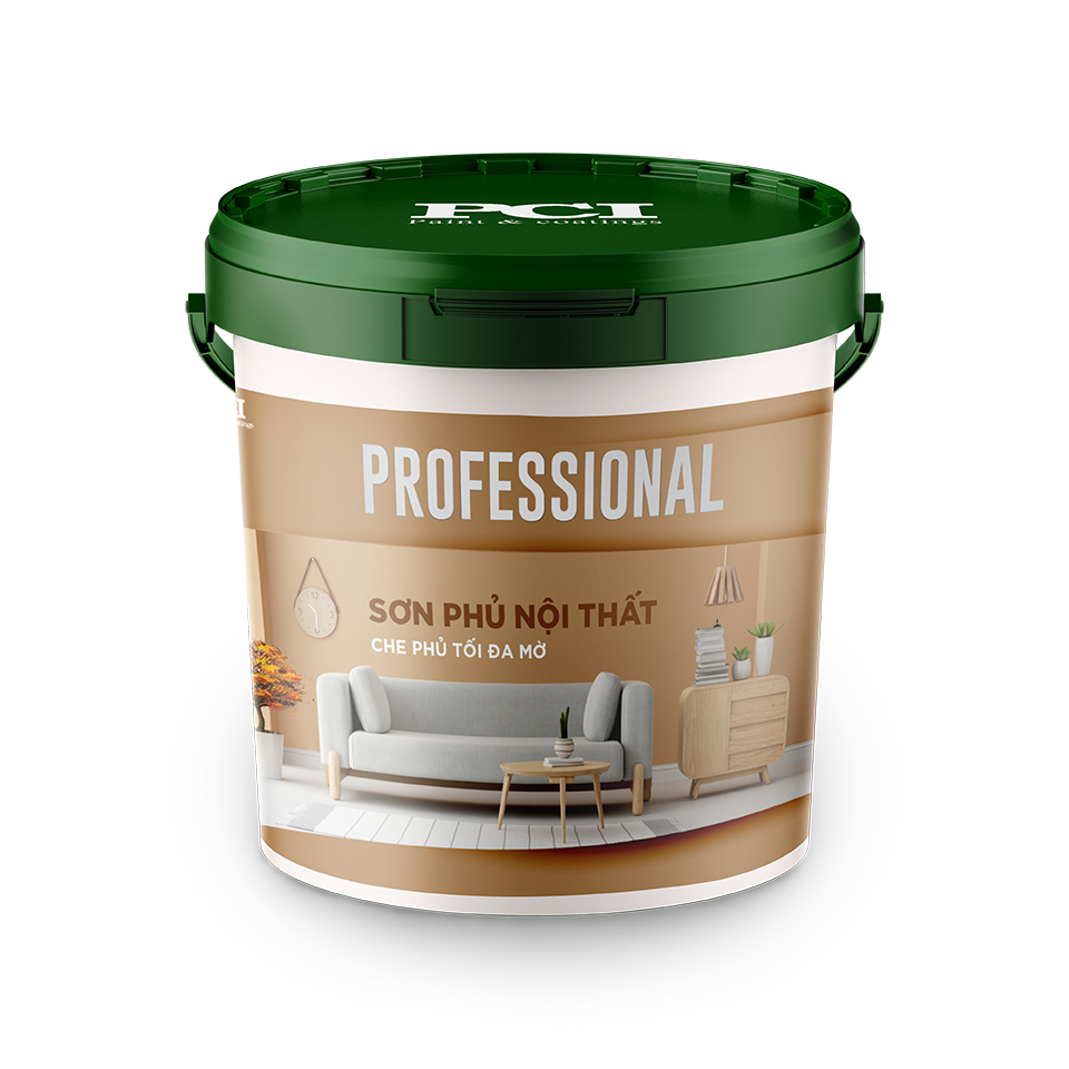 PROFESIONAL - Sơn phủ nội thất Che phủ Tối đa mờ